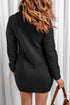 Cowl Neck Cable Knit Sweater Dress